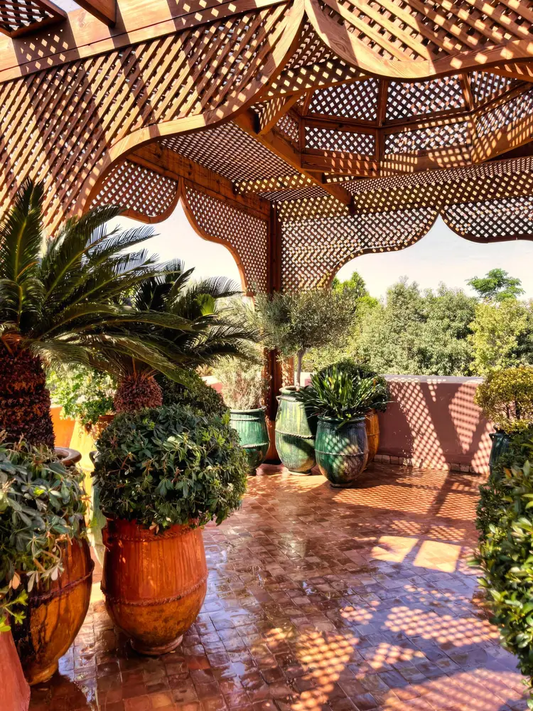 La pergola du toit