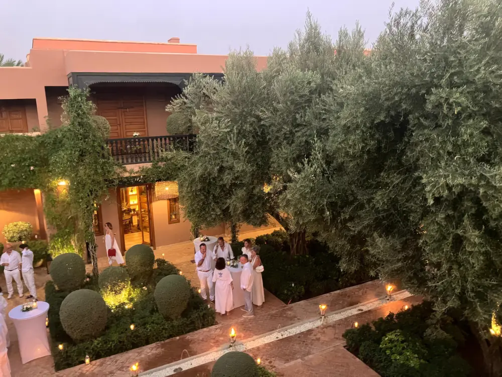 Une soirée dans le patio